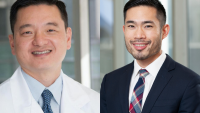 Portraits of Drs. Sam Yoon (left) and Ryan Moy